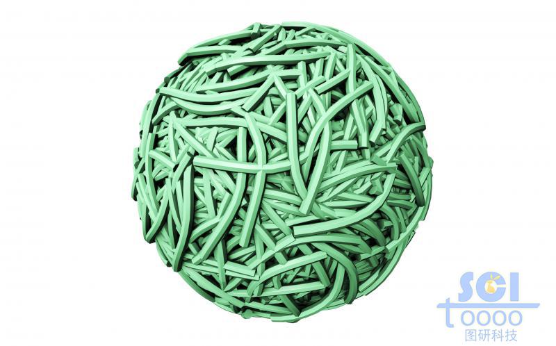 高分子鏈段交聯纏繞形成的籠狀結構