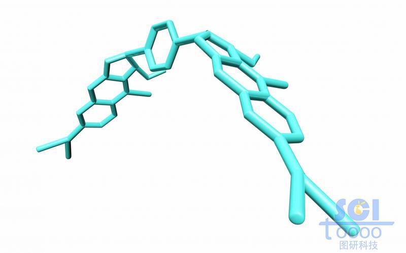 發(fā)卡型小分子藥物/分子模式圖
